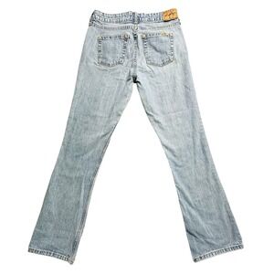 Levi Strauss Signature Jeans Womens Medium 8 Blue Stretch Low Rise Bootcut Denim